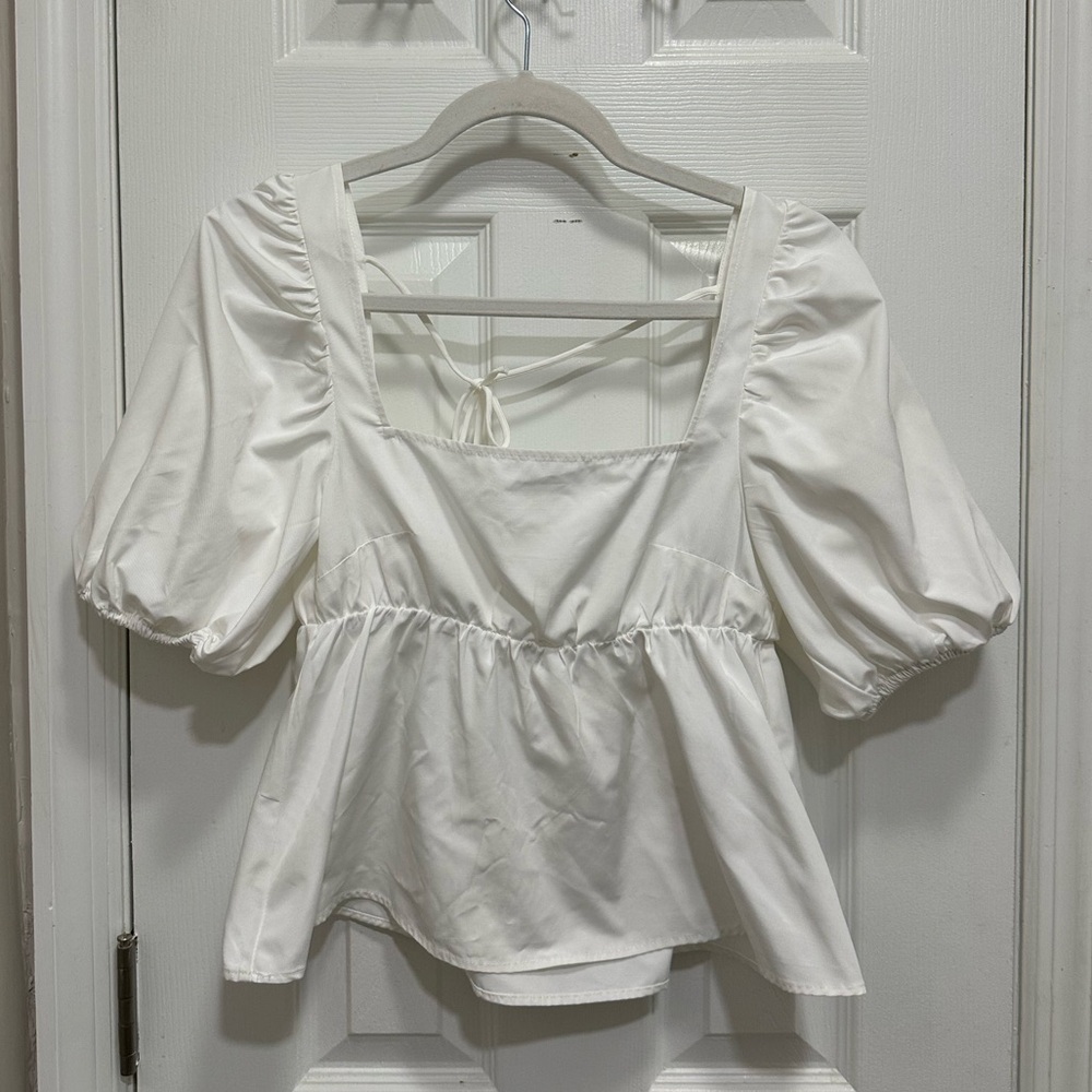 H&M Divided White Top